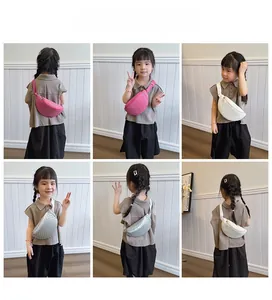 Détails des sacs banane en cuir PU pour enfants disponibles en plusieurs coloris