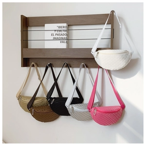 Lot de sacs banane en cuir PU avec motif de lettres et bandoulières réglables