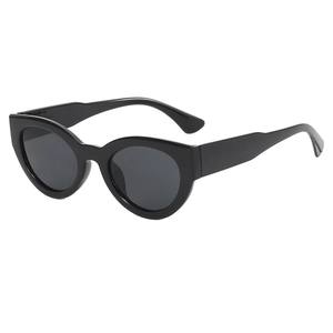 Lunettes De Soleil Rétro Cat Eye Pour Femmes Hommes Monture PC Lentille AC Protection UV400 Hip Hop Punk Streetwear