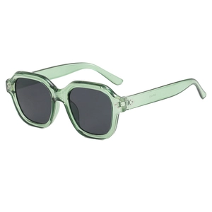 Fashion Retro Square Sunglasses UV400 Protection Rivet Decor PC Frame AC Lens Hip Hop Streetwear Outdoor Eyewear Unisex