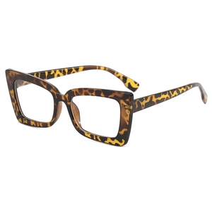 Retro-Quadratbrille mit Schildpatt-Muster und Blaulichtfilter für Damen und Herren