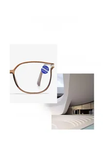 Detail of brown tortoiseshell frames with blue light blocking lenses and +1.00 strength