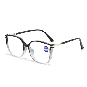 Modern dual-tone blue light blocking reading glasses with +1.00 strength for men and women