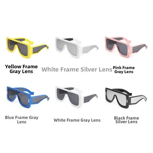 Collection de lunettes de soleil carrées oversize en six coloris à monture épaisse