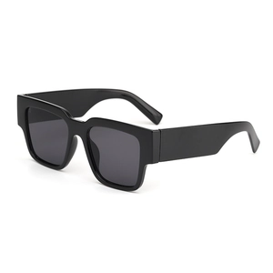 Square Sunglasses Hip Hop Fashion UV400 Protection PC Frame AC Lens Street Style Retro Eyewear For Men And Women