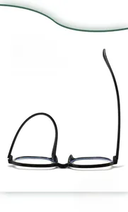 Close-up showing high flexibility of the silicone spectacle frame being bent without breaking