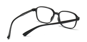 Détail de la charnière en TR90 et des dimensions sur la branche de lunettes enfant