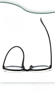Close-up of flexible black silicone frame glasses showing bendable temples for kids