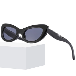 Lunettes De Soleil Œil De Chat Rétro Protection UV Monture PC Verres AC Mode Vintage Pour Hommes Femmes