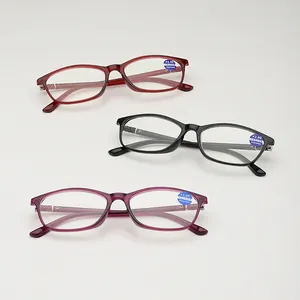 Reading Glasses Anti Blue Light HD Vision Full Frame Polycarbonate Elegant Fashion Eyewear For Men Women Seniors