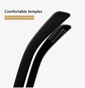 Macro detail of anti-slip temples on oversized sunglasses for secure and comfortable wear