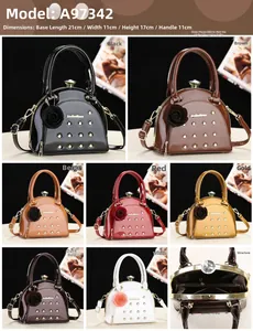 Internal structure and multi-color collection of shell-shaped patent leather handbags
