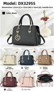Detail view of woven texture tote bags in six colors with gold chain heart charms