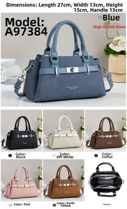 Detailed dimensions 27x13x15cm and internal compartments of the fashion boston handbag