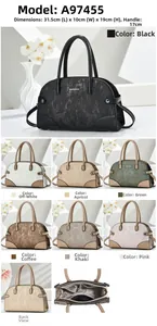 Spécifications de taille pour le sac sous le bras vintage avec sept choix de couleurs
