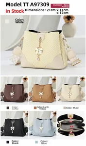 Detailed interior compartments and size dimensions of the chic woven texture handbag