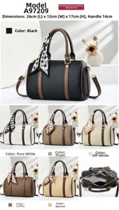 Nahaufnahme der Boston Bag mit Litschileder-Muster und Hahnentritt-Schal-Detail