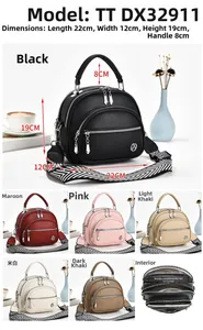 Detaillierte Größentabelle für die Muschel-Handtasche 22x12x19cm in verschiedenen Farben