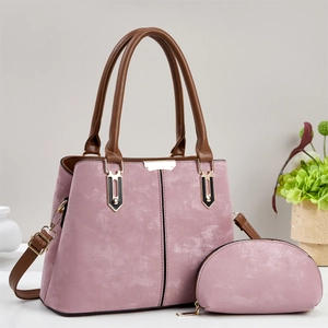 Sac À Main Et Pochette Pour Femme En Cuir PU Mat Style Motard Sac À Bandoulière Avec Sangle Amovible