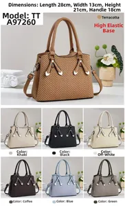 Spécifications de taille et sept options de couleur pour sac à main bandoulière femme