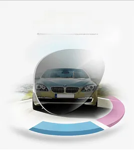 Visualisierung der polarisierten Gläser mit HD-Klarheit für sicheres Autofahren