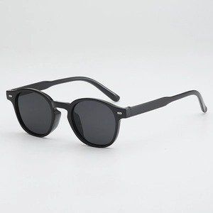Lunettes De Soleil Ovales Rétro Monture Ronde Vintage Protection UV400 PC Monture AC Verres Mode Streetwear Extérieur Voyage Unisexe