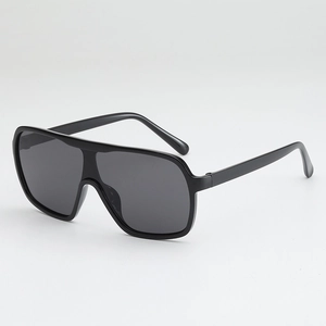 Oversized Shield Sunglasses One Piece AC Lens PC Frame UV400 Protection For Men And Women Outdoor Fashion Trend