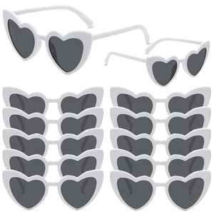 Heart Shaped Sunglasses PC Plastic Frame UV400 Protection Retro Trendy Sweet Cool For Party Festival Travel Fashion Accessory