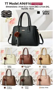 Détails du grand sac cabas dimensions 31x12x21cm et sept options de couleurs