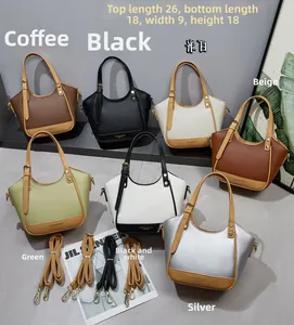Guide des tailles détaillé pour le sac à bandoulière motif litchi en sept coloris