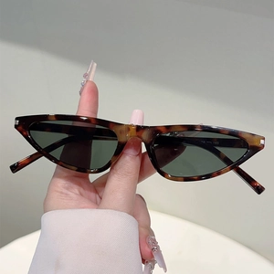 Detailed close-up of brown tortoise shell sunglasses frame with high-quality metal hinges