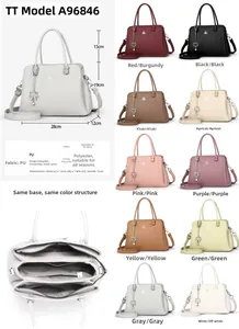 Detailed size guide and specifications for the versatile women's PU leather handbag