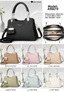 Spécifications de taille et options de couleur pour le sac à main en cuir grainé