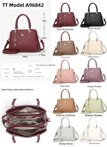 Detailed interior structure and precise size dimensions of woman leather tote bag