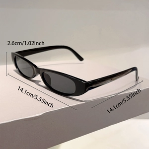 Tableau des tailles détaillé pour les lunettes de soleil ovales de 14,1 cm de large