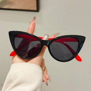 Vintage Cat Eye Sunglasses For Women UV400 Protection PC Frame Trendy Retro Style Outdoor Driving Vacation Eyewear