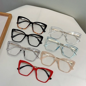Montature occhiali oversize anti-luce blu in sette diversi colori per protezione quotidiana