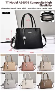 Détails des différentes couleurs et dimensions précises de ce sac à main fourre-tout pour femme
