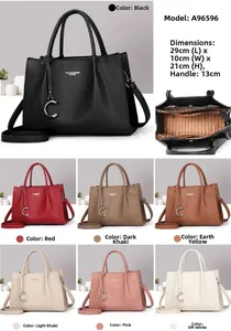 Vue détaillée du sac à main pour femme montrant 7 couleurs et structure intérieure