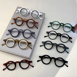 Lunettes anti-lumière bleue rétro à monture ronde pour hommes et femmes en huit coloris