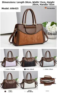 Macro detail of high-quality faux leather texture and internal zipper compartment for bags