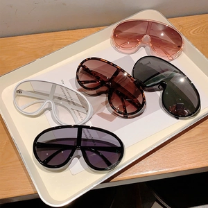 Trend Y2K oversized wrap-around sunglasses set in 5 stylish colors for outdoor sports