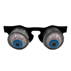 Lunettes d'Halloween drôles avec yeux sur ressort pour farces et déguisements