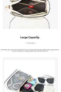 Detailed view of the bohemian crossbody bag interior with multiple functional compartments
