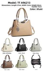 Spécifications de taille pour sac à main femme A96213 en cuir à grande capacité