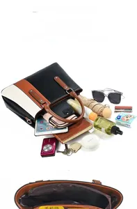 Detailed internal view showing large capacity for tablet, umbrella and makeup