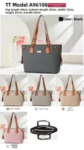 Detailed size specifications for a large retro tote bag with multi-color color options
