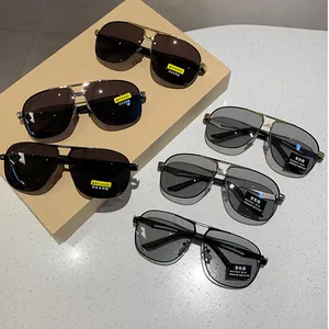 Assortment of classic aviator sunglasses with polarized and photochromic lenses