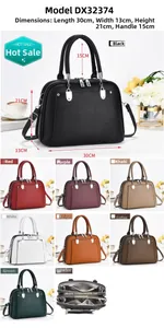 Detailed multi-compartment interior and dimensions of the lychee texture tote bag