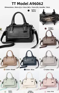 Close-up of the multi-compartment interior and durable zipper of the Boston handbag